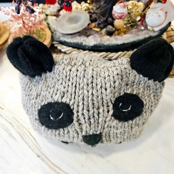 Cute Hand Made Crochet Panda Hat - Picture 10 of 10